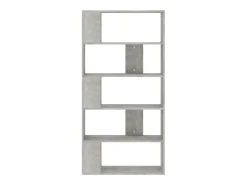 Estante/divisória 80x24x159 cm contraplacado cinzento cimento PT931543