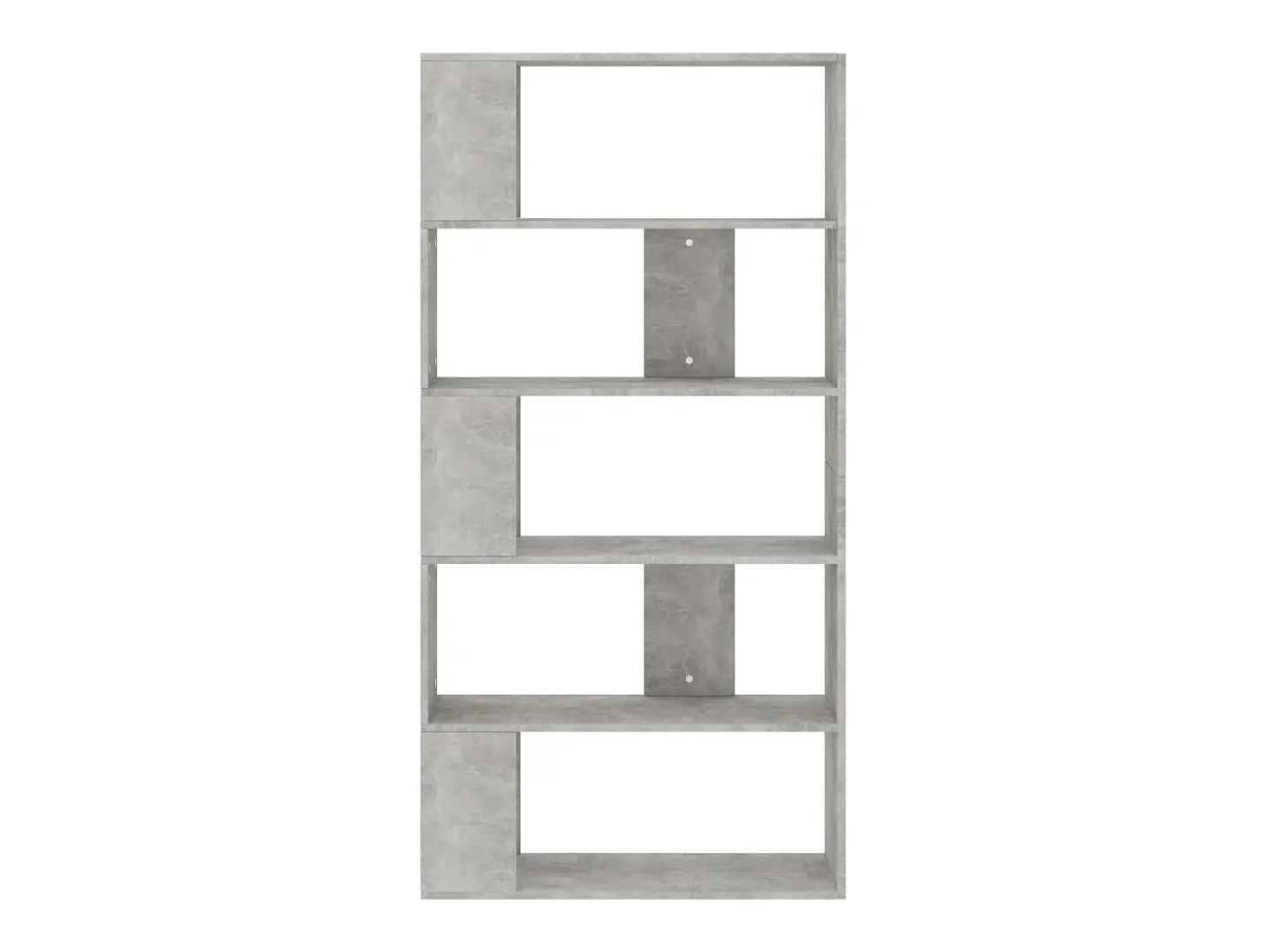 Estante/divisória 80x24x159 cm contraplacado cinzento cimento PT931543