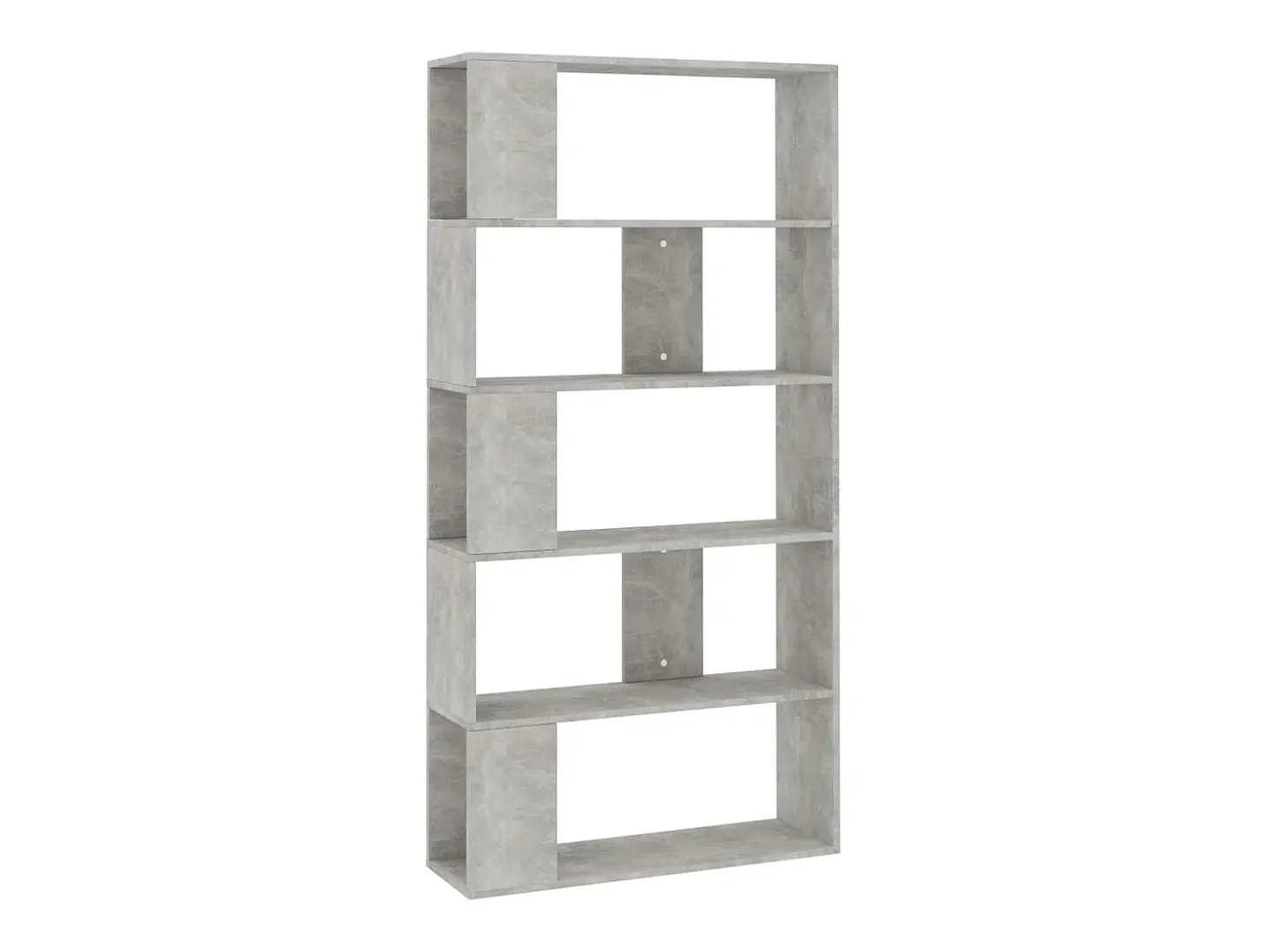 Estante/divisória 80x24x159 cm contraplacado cinzento cimento PT931543