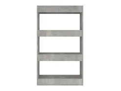 Estante/divisória 60x30x103 cm contraplacado cor cinza cimento PT278532