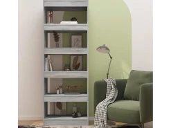 Estante/divisória 60x30x166 cm contraplacado cor sonoma cinza PT975544