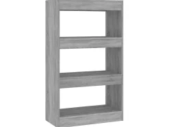 Estante/divisória 60x30x103 cm contraplacado cor sonoma cinza PT777412