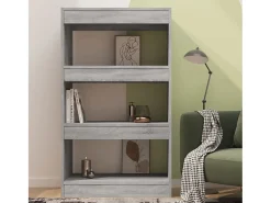 Estante/divisória 60x30x103 cm contraplacado cor sonoma cinza PT777412
