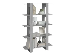 Estante/divisória 100x30x160 cm cor sonoma cinza PT686688