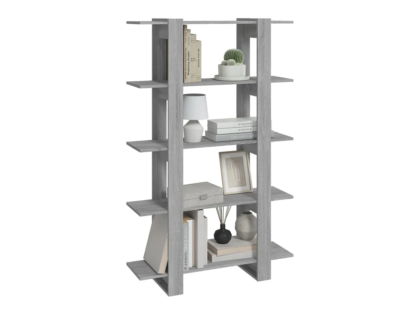 Estante/divisória 100x30x160 cm cor sonoma cinza PT686688
