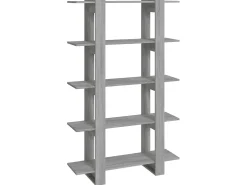 Estante/divisória 100x30x160 cm cor sonoma cinza PT686688