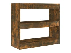 Estante/divisória 80x30x72 cm cor carvalho fumado PT856656