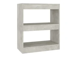 Estante/divisória 60x30x72 cm cor cinzento cimento PT665390