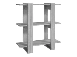 Estante/divisória 80x30x87 cm cor sonoma cinza PT577853