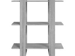 Estante/divisória 80x30x87 cm cor sonoma cinza PT577853