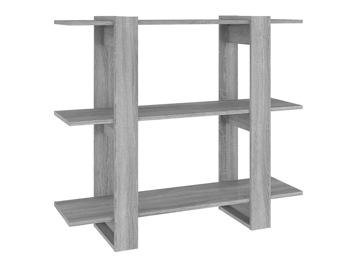 Estante/divisória 100x30x87 cm cor sonoma cinza PT644432