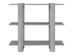 Estante/divisória 100x30x87 cm cor sonoma cinza PT644432