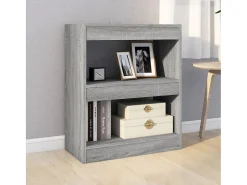 Estante/divisória 60x30x72 cm cor sonoma cinza PT154453