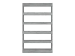 Estante/divisória 100x30x166 cm cor sonoma cinza PT933453