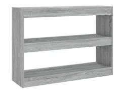 Estante/divisória 100x30x72 cm cor sonoma cinza PT247893