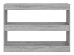 Estante/divisória 100x30x72 cm cor sonoma cinza PT247893