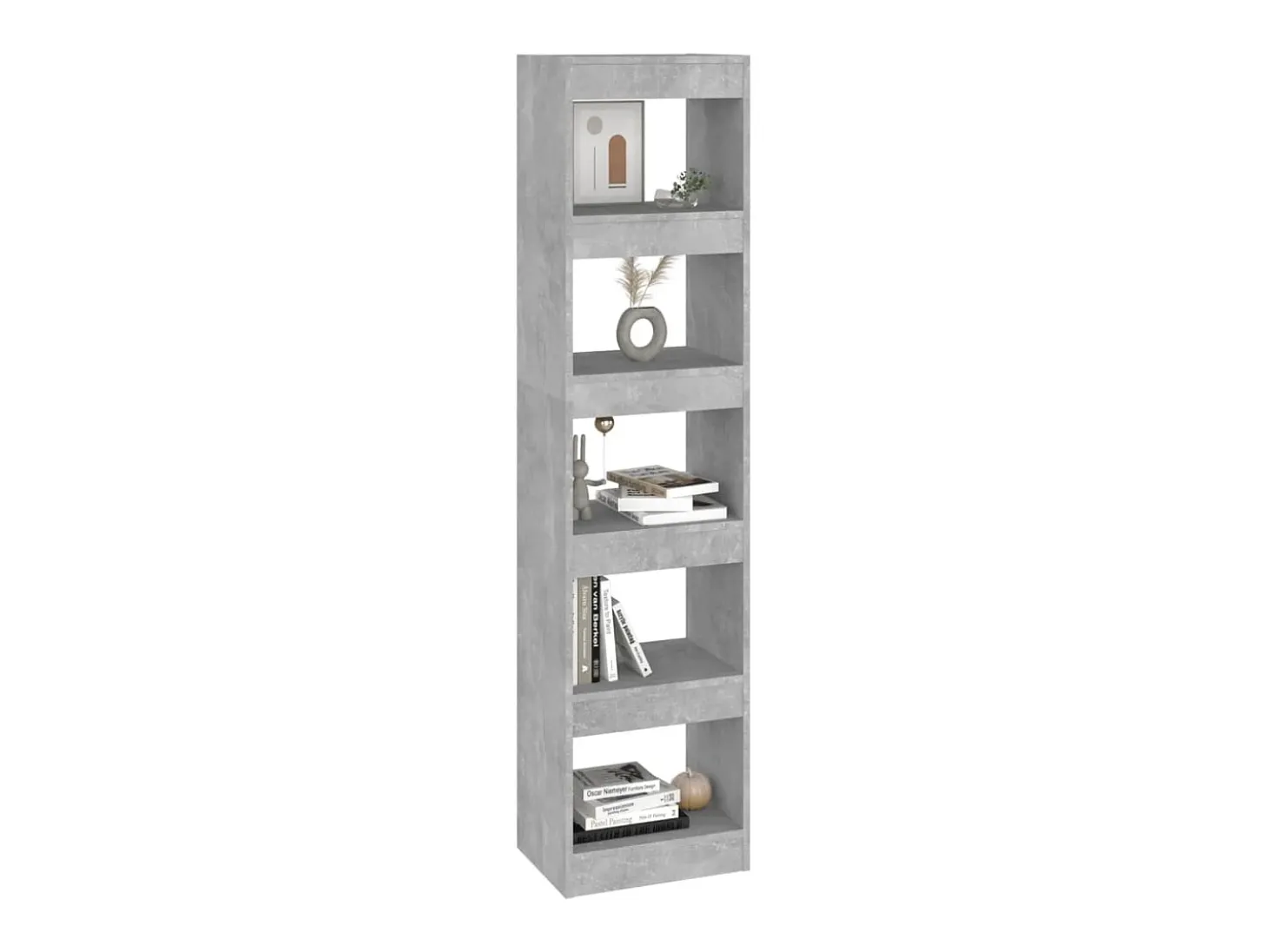 Estante/divisória 40x30x166 cm cor cinzento cimento PT515799
