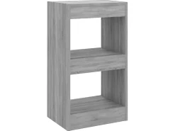 Estante/divisória 40x30x72 cm cor sonoma cinza PT796958