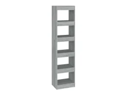 Estante/divisória 40x30x166 cm cor sonoma cinza PT884224