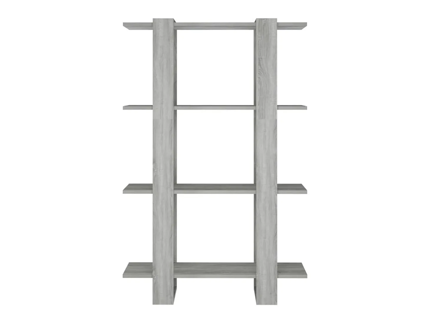 Estante/divisória 80x30x123,5 cm cor sonoma cinza PT492209