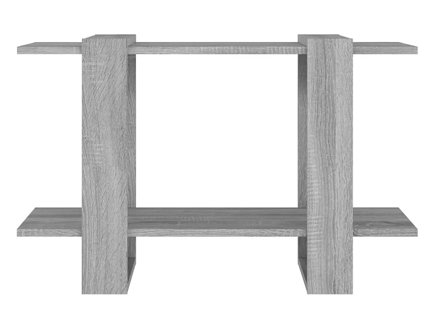Estante/divisória 80x30x51 cm cor sonoma cinza PT887055