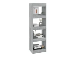Estante/divisória 40x30x135 cm cor sonoma cinza PT677806