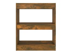 Estante/divisória 60x30x72 cm cor carvalho fumado PT967010