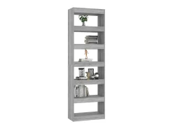 Estante/divisória 60x30x198 cm cor sonoma cinza PT894781