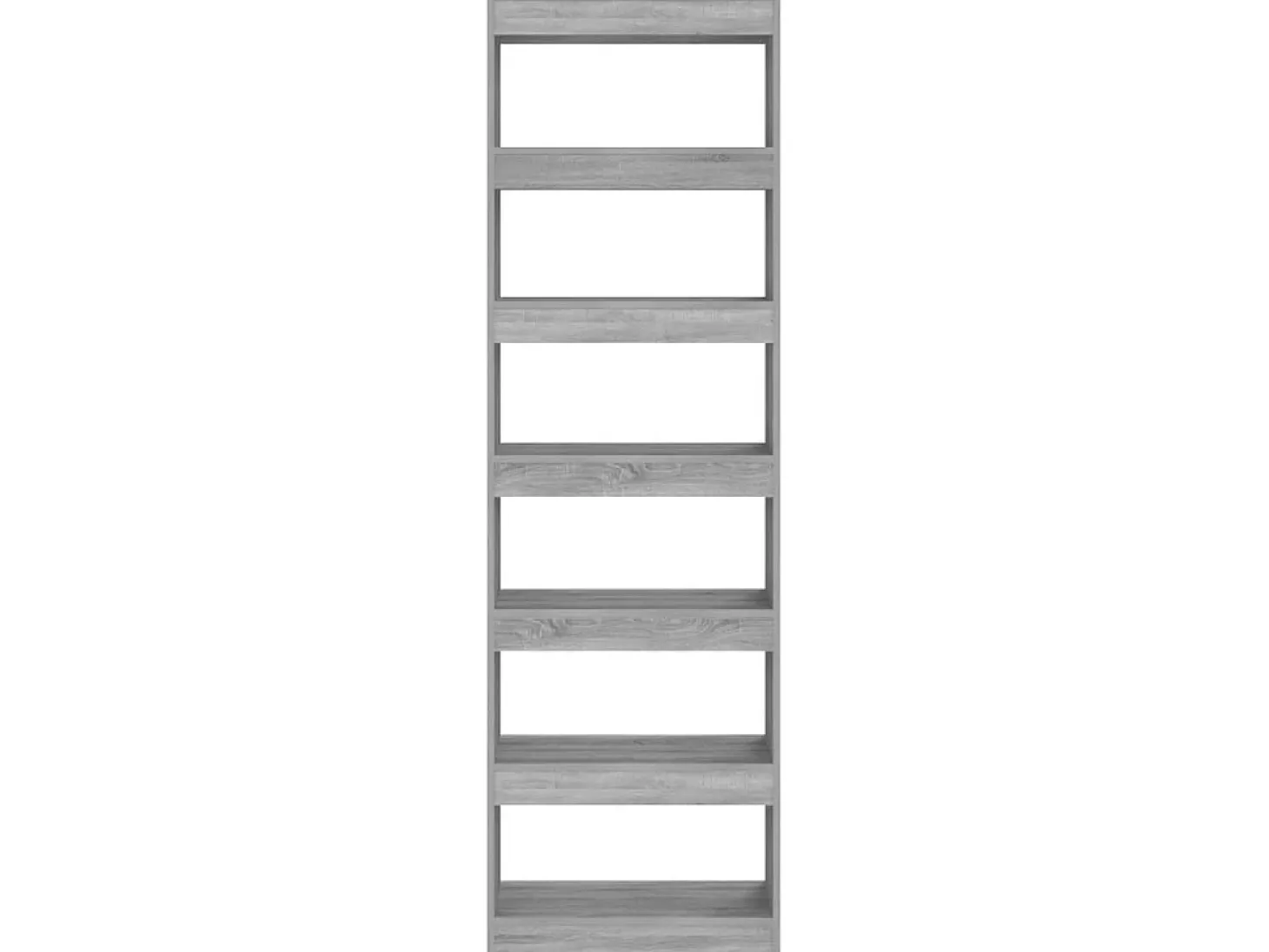 Estante/divisória 60x30x198 cm cor sonoma cinza PT894781