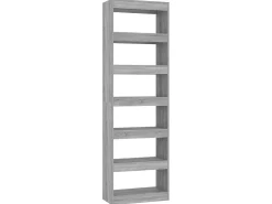 Estante/divisória 60x30x198 cm cor sonoma cinza PT894781