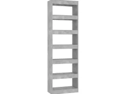 Estante/divisória 60x30x198 cm cor cinzento cimento PT716803