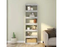 Estante/divisória 60x30x198 cm cor cinzento cimento PT716803