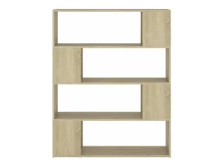 Estante/divisória 100x24x124 cm cor carvalho sonoma PT631428
