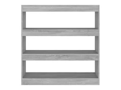 Estante/divisória 100x30x103 cm cor sonoma cinza PT627679