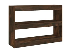 Estante/divisória 100x30x72 cm cor carvalho fumado PT494827