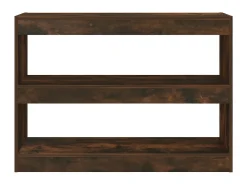 Estante/divisória 100x30x72 cm cor carvalho fumado PT494827