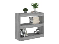Estante/divisória 80x30x72 cm cor sonoma cinza PT638134