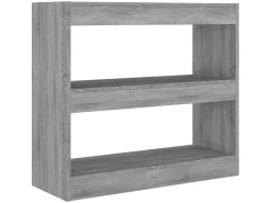 Estante/divisória 80x30x72 cm cor sonoma cinza PT638134