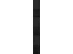 Estante/divisória 80x24x186 cm derivados de madeira preto PT284584
