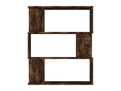 Estante/divisória 80x24x96 cm derivados madeira carvalho fumado PT351726