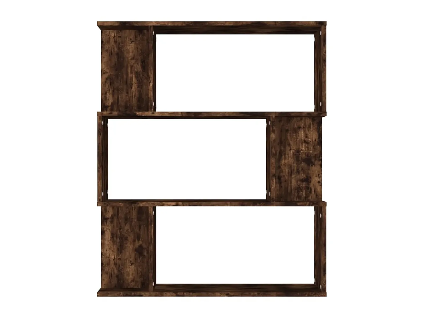 Estante/divisória 80x24x96 cm derivados madeira carvalho fumado PT351726