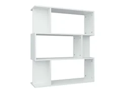 Estante/divisória 80x24x96 cm derivados de madeira branco PT658566
