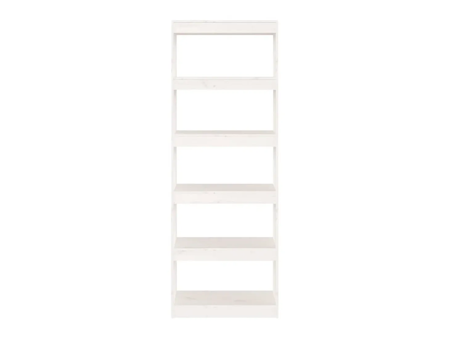 Estante/divisória 60x30x167,5 cm madeira de pinho maciça branco PT660050