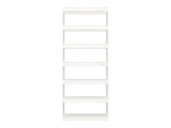 Estante/divisória 80x30x199,5 cm madeira de pinho maciça branco PT939165