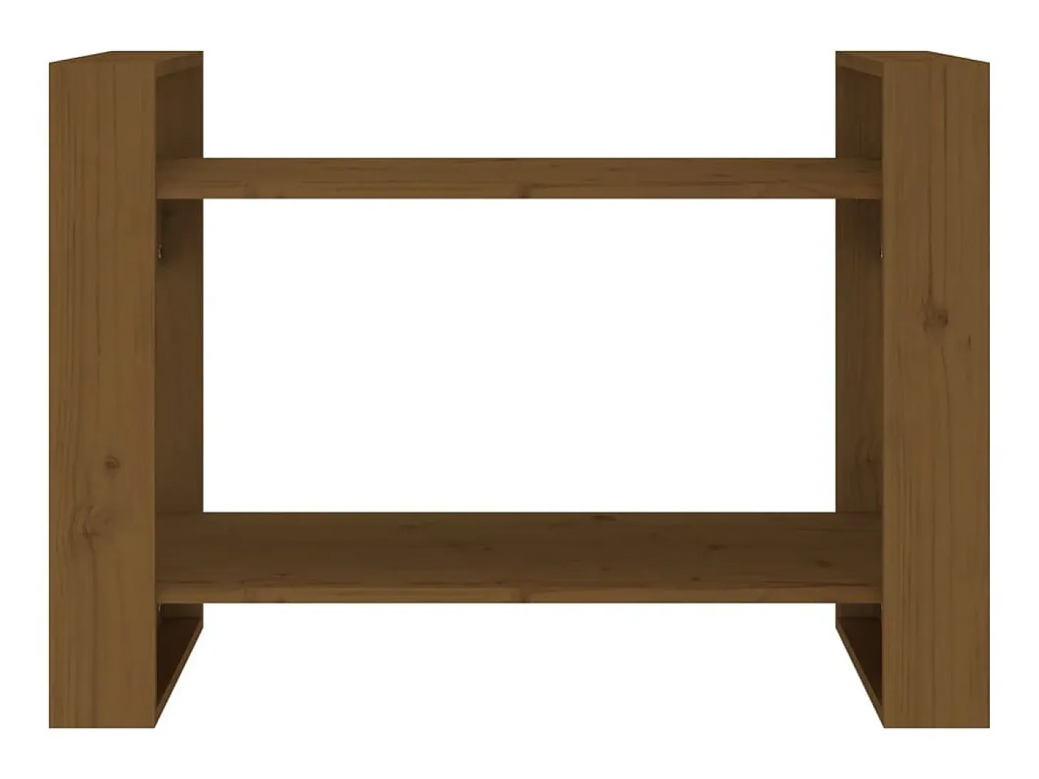 Estante/divisória 80x35x56,5 cm madeira maciça castanho mel PT243667