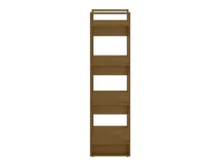Estante/divisória 60x35x125 cm madeira maciça castanho mel PT145911