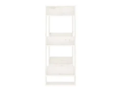 Estante/divisória 60x35x91 cm madeira de pinho maciça branco PT118321