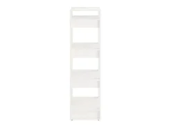 Estante/divisória 60x35x125 cm madeira maciça branco PT708332
