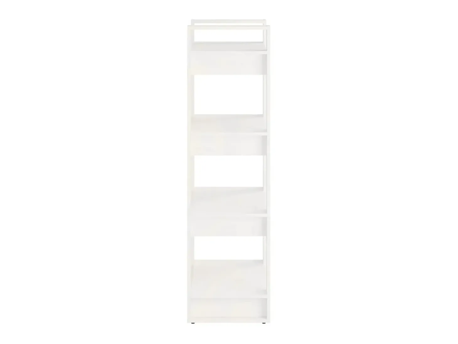 Estante/divisória 60x35x125 cm madeira maciça branco PT708332