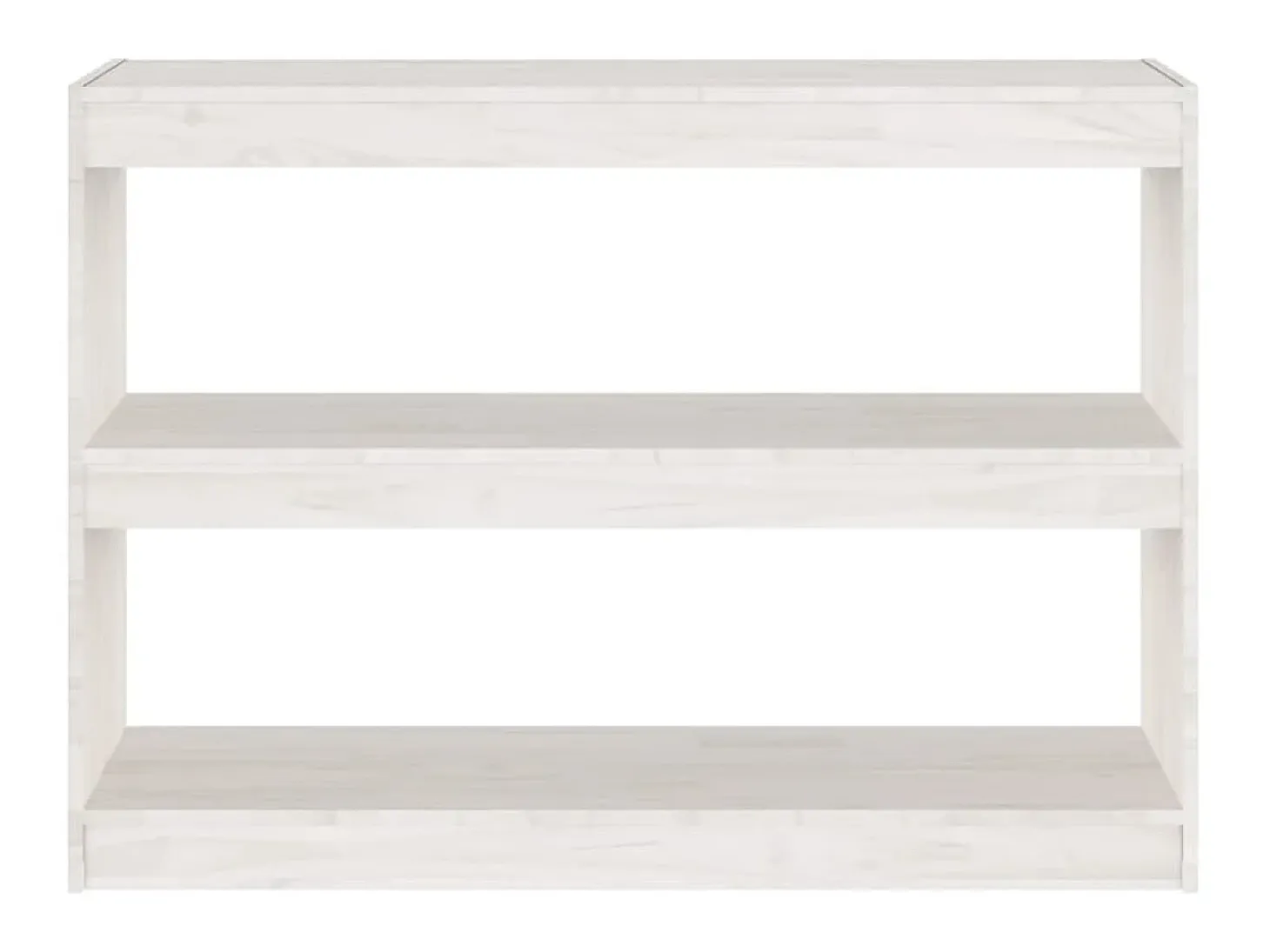 Estante/divisória 100x30x71,5 cm madeira de pinho branco PT104219